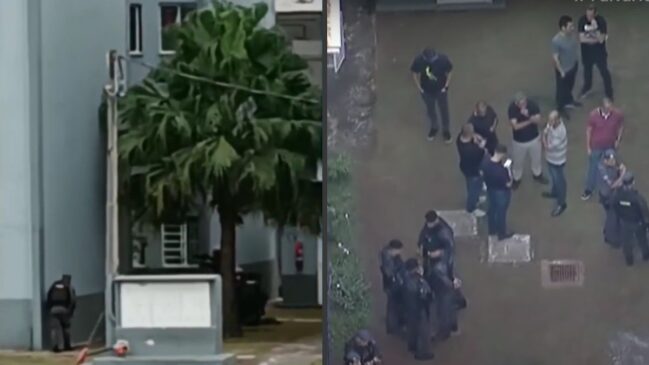 Ocorrência foi registrada em Suzano, na região metropolitana de São Paulo; até às 17h30 o caso seguia em atendimento