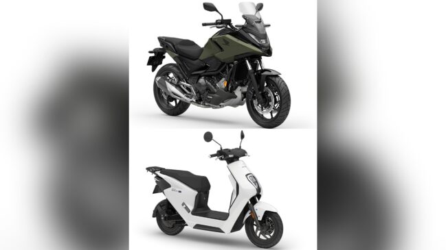 Honda NC750X e da Honda EM1 e: