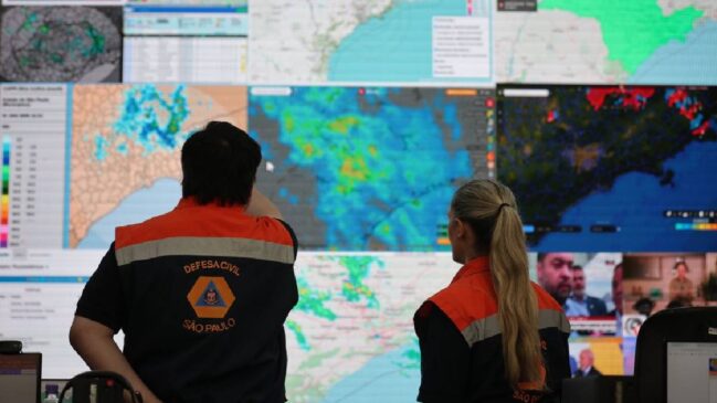 Defesa Civil emite alerta severo em São Paulo