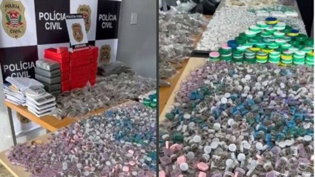 Policiais chegaram ao local após denúncia