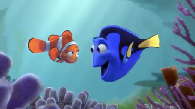Procurando Nemo foi lançado em 2003 e é uma das atrações do Mundo Pixar. Foto: Divulgação/Disney Pixar