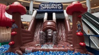 Vila dos Smurfs estará disponível no São Bernardo Plaza até 1&ordm; de junho
