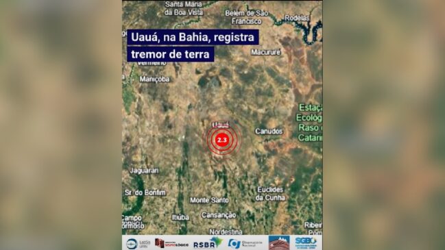 Tremor foi registrado às 6h48 de terça-feira (8/4)