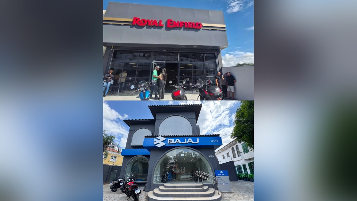 Concessionária Royal Enfield em Macaé (RJ) e da concessionária Bajaj em Teresina (PI)