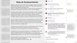 Piloto declarou que tentou acionar o trem de pouso três vezes e não obteve sucesso