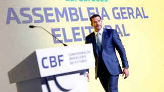 Samir Xaud foi eleito presidente da CBF em maio de 2025