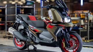 Além da versão na cor preta, já vendida no Brasil, a C 400 X chega com novo estilo "Rugged"