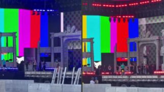 Palco de Lady Gaga tem 1.260 m² e painéis de LED conectados, formando uma peça única com 60 metros de largura e área total de 806,25 m²