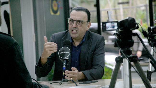 Felicio Ramuth, vice-governador de SP, durante entrevista à Gazeta