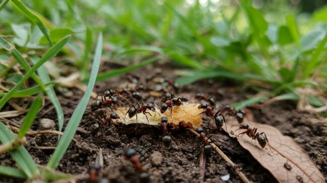 Soluções caseiras podem livrar o seu quintal da infestação de formigas