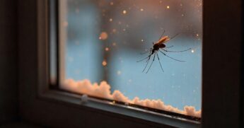 Mosquitos procuram brechas para entrar em casa