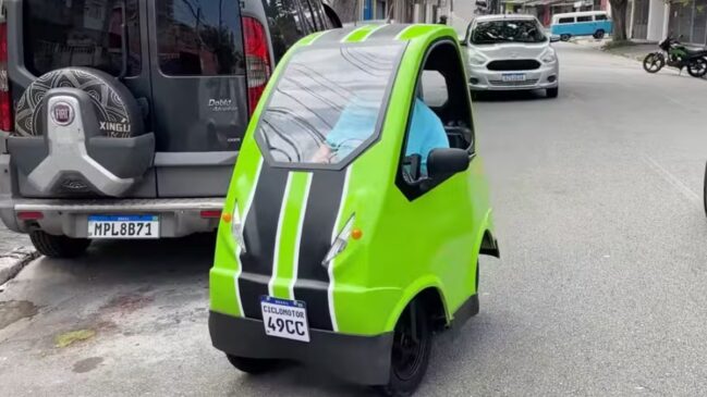 Nanico P50 é o menor carro do mundo criado por um brasileiro.