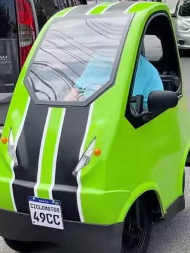 Inventor brasileiro cria ‘menor carro do mundo’