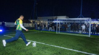 Cafu deu o pontapé inicial no projeto na noite desta quarta