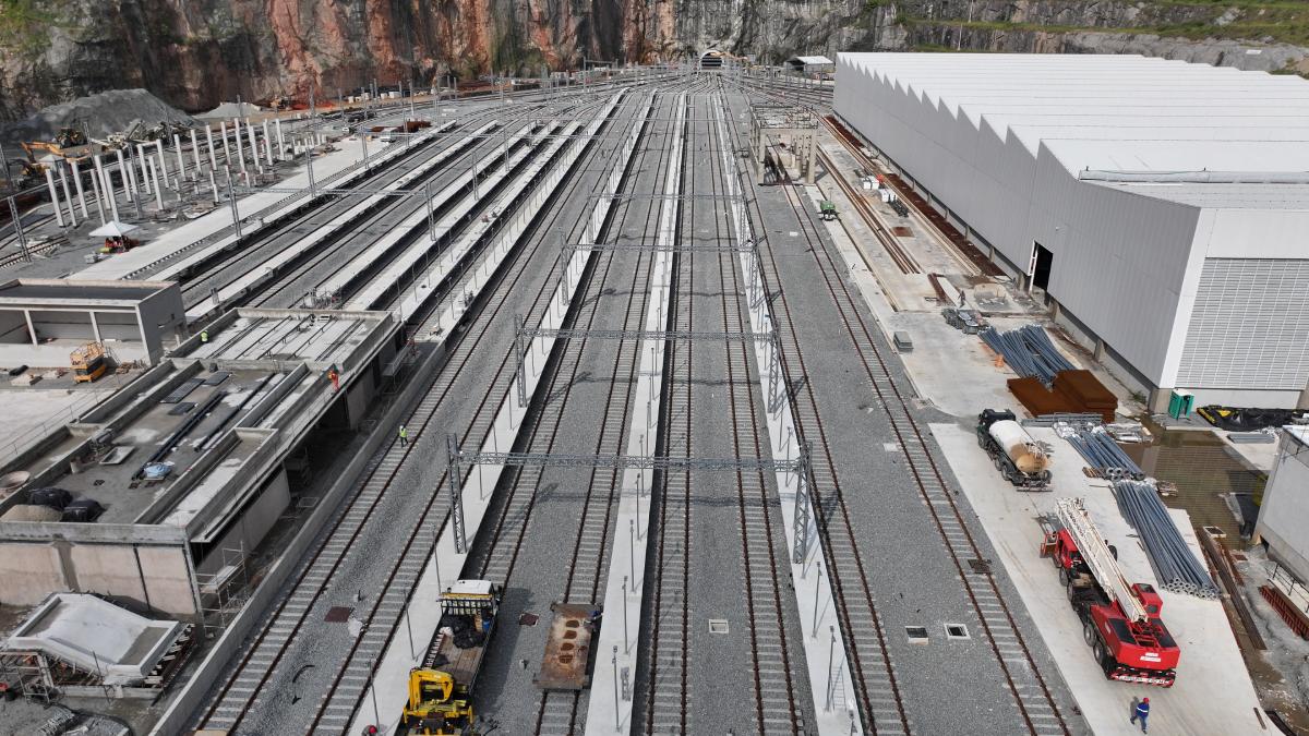 Pátio Morro Grande da Linha 6-Laranja está com 90,88% das obras concluídas