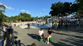 Pista de skate 'Gustavo Scarpa' fica localizada na rua Armelinda Espúrio da Silva, n° 680