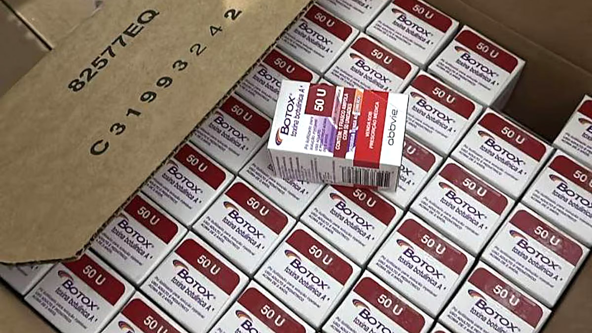 Polícia encontrou 87 caixas da toxina botulínica da marca AbbVie, parte da carga roubada