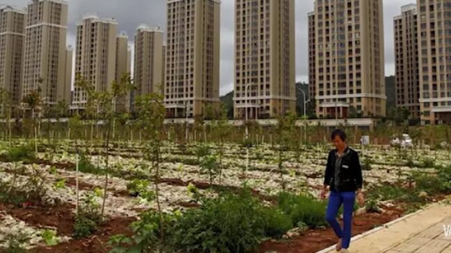 As cidades fantasmas da China: vilas de luxo viram moradia de fazendeiros