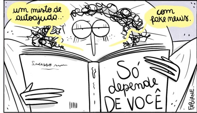 Uma das tiras de 'Viver Dói', de Fabiana Langona