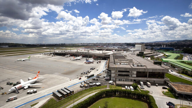 Nav Brasil presta serviços de navegação aérea em 43 aeroportos, como o de Guarulhos (foto)