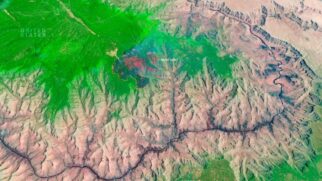 Foto foi captada pelo satélite Copernicus Sentinel-2 na última terça-feira (15/7)
