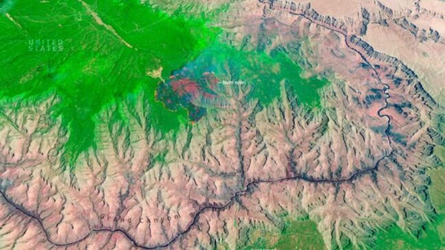 Foto foi captada pelo satélite Copernicus Sentinel-2 na última terça-feira (15/7)