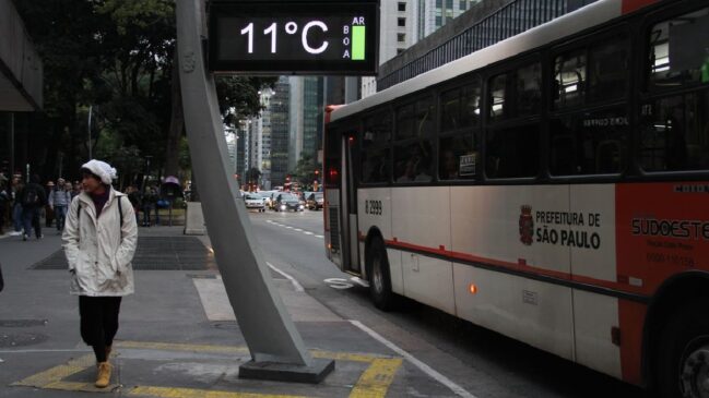Paulistanos terão tardes com climas razoáveis e manhãs e noites mais frias