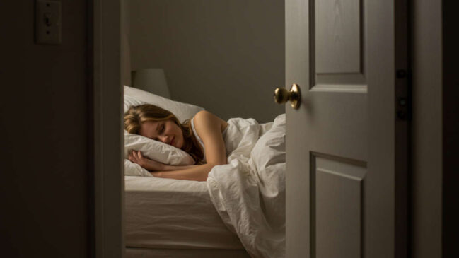 Dormir com a porta aberta melhora o sono?