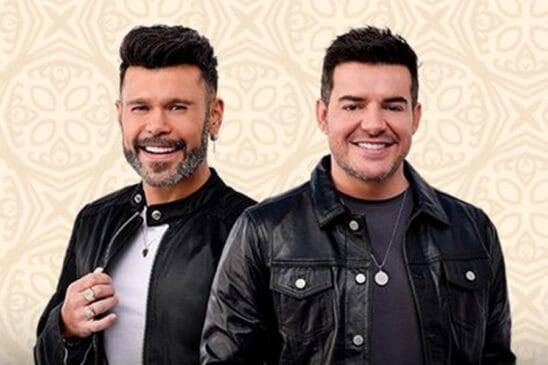 Marcos e Belutti se apresentam gratuitamente em show na cidade de Taboão da Serra, na Grande São Paulo