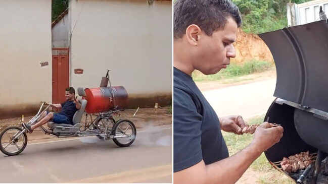 De sucata a fama mundial: a incrível história do triciclo a vapor de Joel e sua genialidade low-tech.