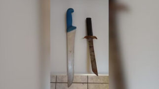 Homem foi abordado e confessou o crime; a faca usada na violência foi recolhida e caso segue em investigação