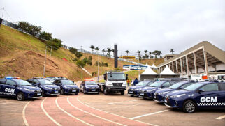 Oito novas viaturas são do modelo Toyota Yaris, ganharam nova plotagem na cor azul-marinho e já estão sendo utilizadas em rondas