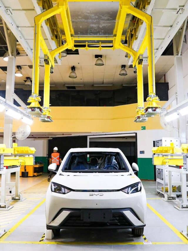 Conheça a nova fábrica da BYD no Brasil
