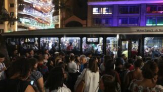 Até o momento, sete suspeitos foram presos por depredação de ônibus