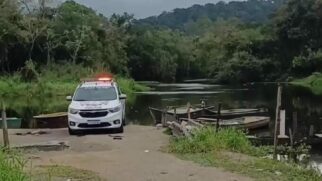 Equipe com três bombeiros foi deslocada até o local para fazer as buscas