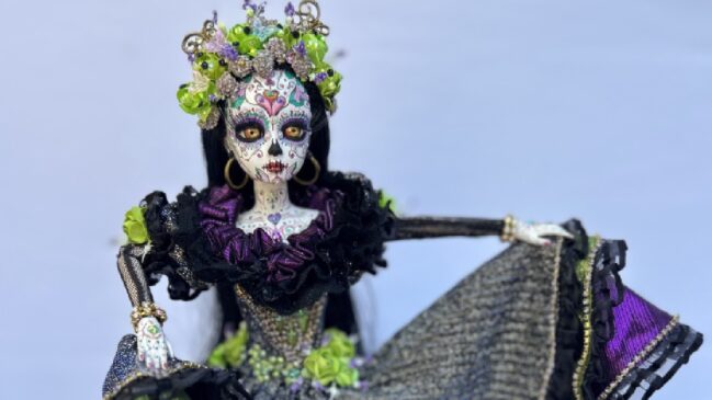 Entre as criações da artista, a figura da 'La Catrina' se destaca