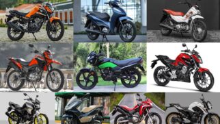Dez motocicletas mais vendidas no Brasil no primeiro semestre de 2025