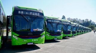 Prefeito Ricardo Nunes (MDB) anunciou entrega de 120 novos ônibus elétricos