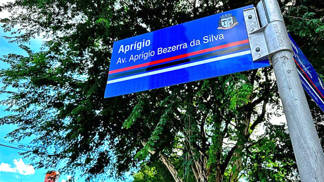 Via, um dos principais acessos de Taboão da Serra, foi municipalizada em 2023 e recebeu o nome do pai do ex-prefeito, José Aprígio da Silva