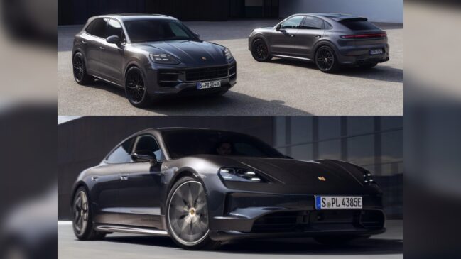 Porsche Cayenne Black Edition e Taycan Black Edition