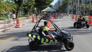 Projeto acontece na pista sentido José Menino/ Ponta da Praia, entre a Avenida Ana Costa e o canal 6