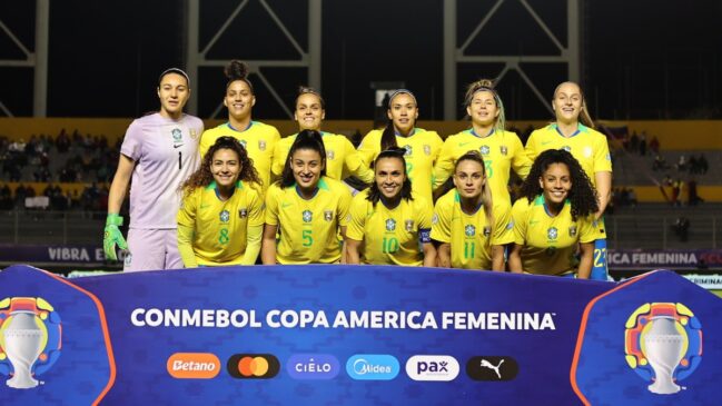 Brasil e Paraguai se enfrentam, nesta terça-feira, na Copa América Feminina