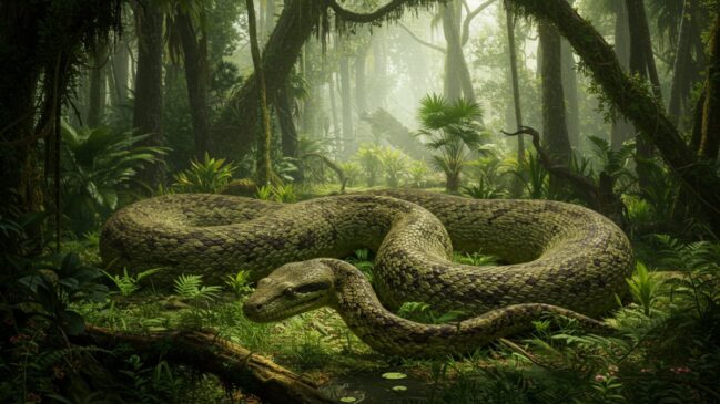 Titanoboa é a maior cobra que se tem registro e poderia chegar a quase 13 metros