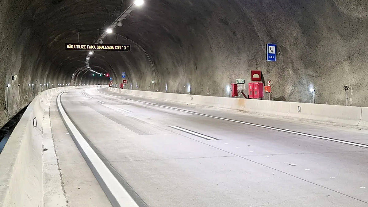 Túneis dos Contornos Norte e da Serra Nova serão fechado para manutenções noturnas