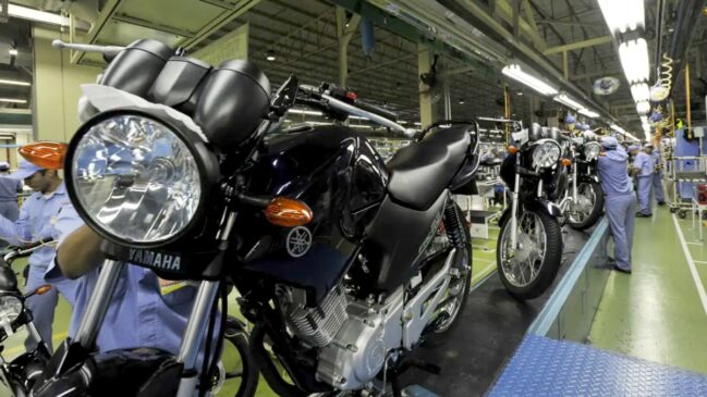 Produção de motocicletas no Brasil ultrapassou a marca de 1 milhão de unidades