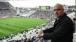 Alexandre de Moraes constantemente vai ao estádio do Corinthians