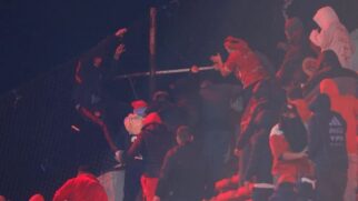 Torcidas do Independiente e da Universidad de Chile entraram em conflito nesta quarta-feira (20/8)