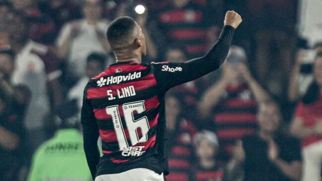 Pedro (3), Samuel Lino (2), Arrascaeta, Luiz Araújo e Bruno Henrique foram os autores dos gols