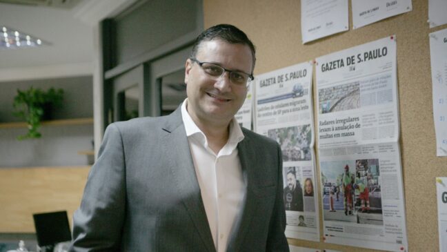'No estado de São Paulo somos o segundo jornal em audiência', contou/Thiago Neme/Gazeta de S. Paulo