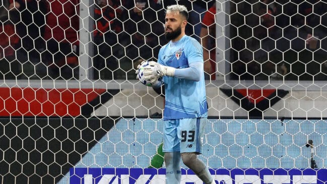 Jandrei foi alvo de críticas após eliminação do São Paulo na Copa do Brasil